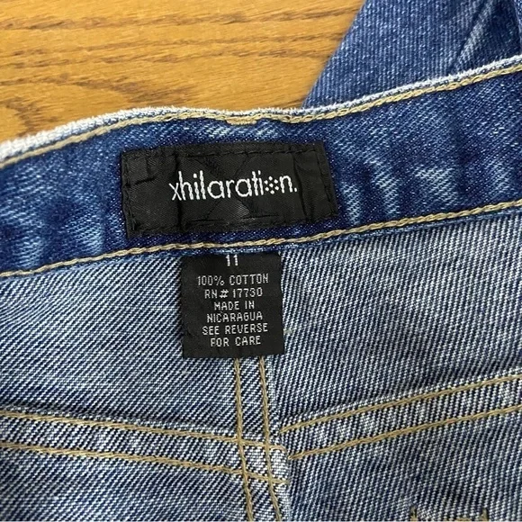 90s Vtg Xhilaration High Rise Waist Bootcut Flare Jeans Size 11 100% Cotton - Picture 6 of 7